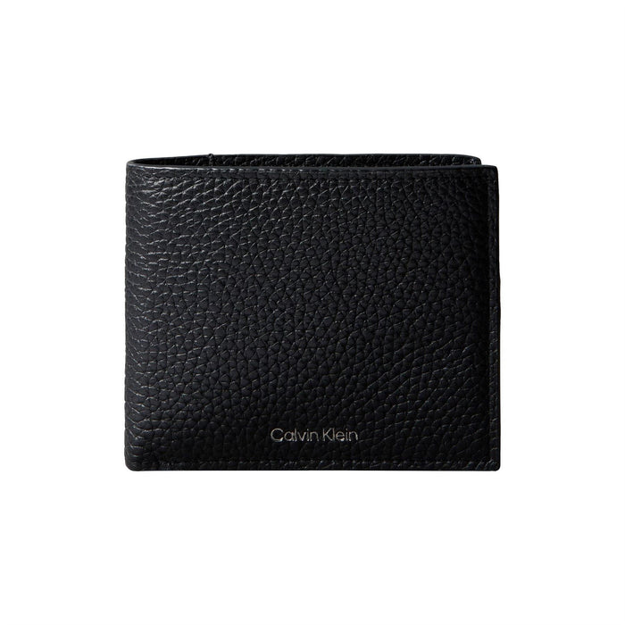 Calvin Klein Embossed Logo Leather Wallet With Coin Pouch