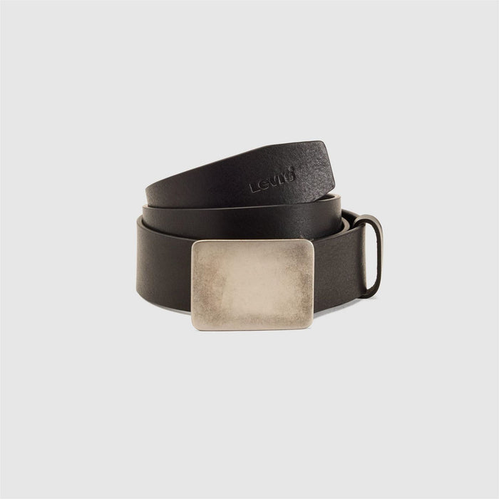 Levis Plaque Buckle Leather Belt