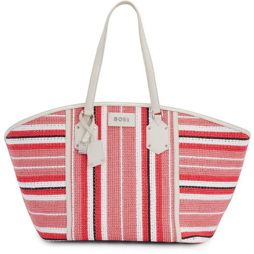 Boss Ivy Stripe Patterned Tote with Key Case