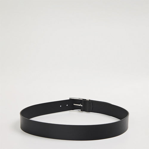 Boss Leather Belt With Smooth Buckle (bud)
