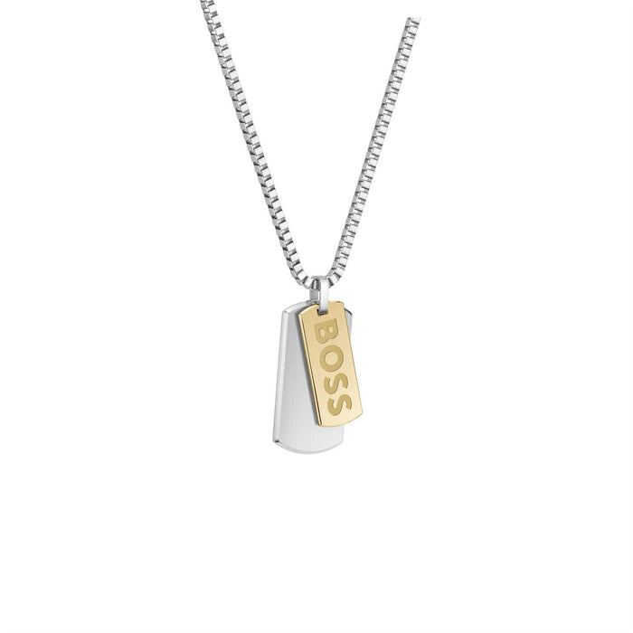 Boss Devon Stainless Steel Pendant Necklace