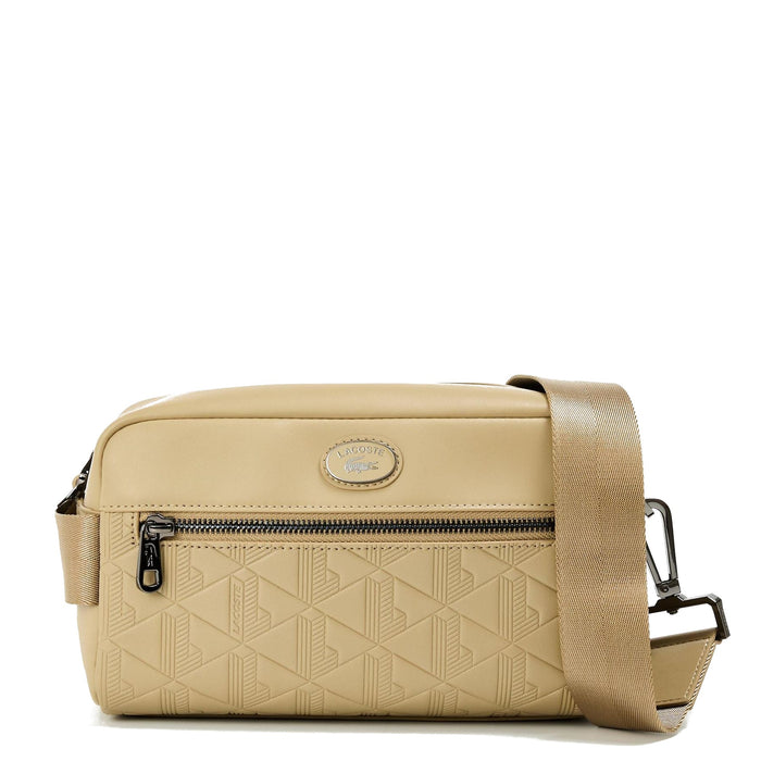 Lacoste Clt Crossover Geometric Patterned Cross Body with Detachable Strap