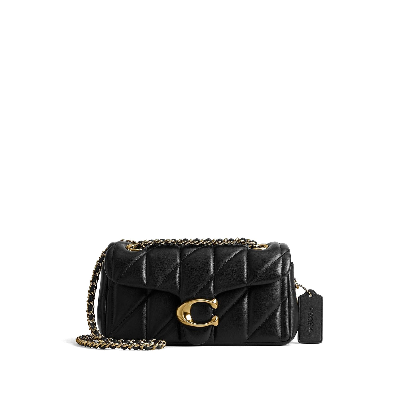 Coach Tabby 20 Geometric Patterned Chain Shoulder Bag