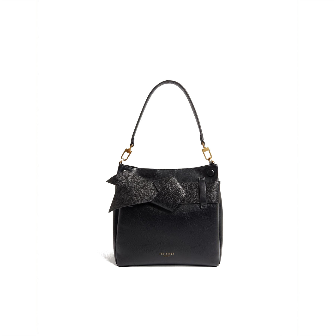 Ted Baker Bow Rectangle Shape Shoulder Bag with Gold Tone Hardware