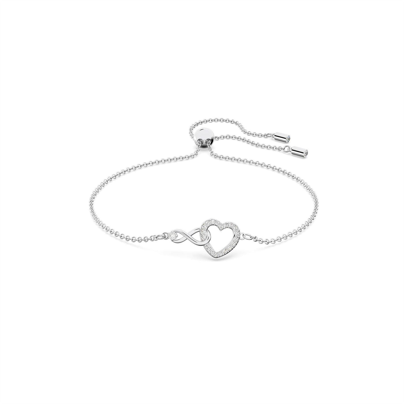 Swarovski Diamond Heart Chain Bracelet