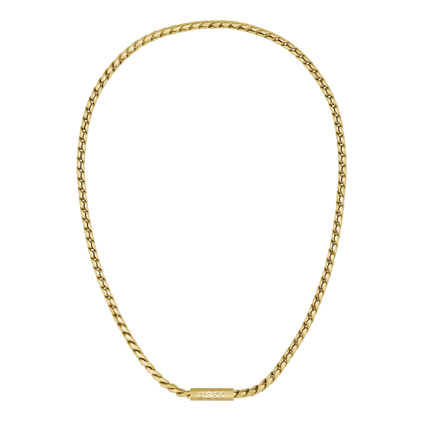 Boss Doran Light Yellow Gold Ip Necklace