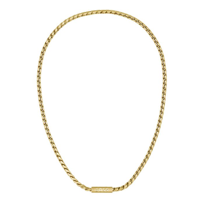 Boss Doran Light Yellow Gold Ip Necklace