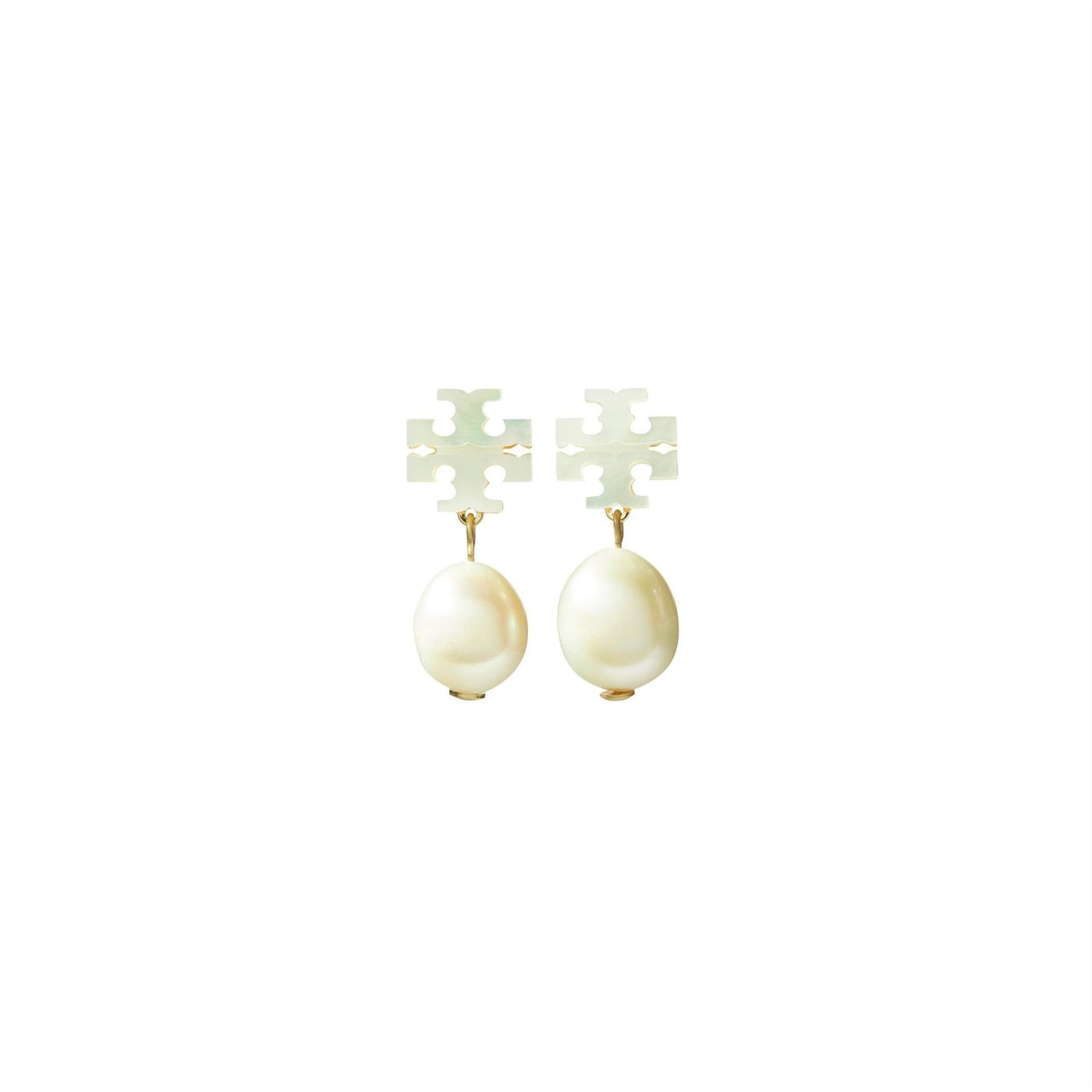 Tory Burch Kira Mother Of Pearl Drop Earrings